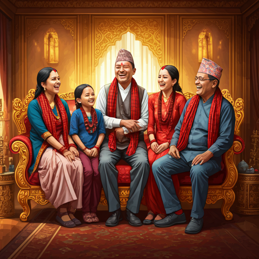 Large Nepali Family